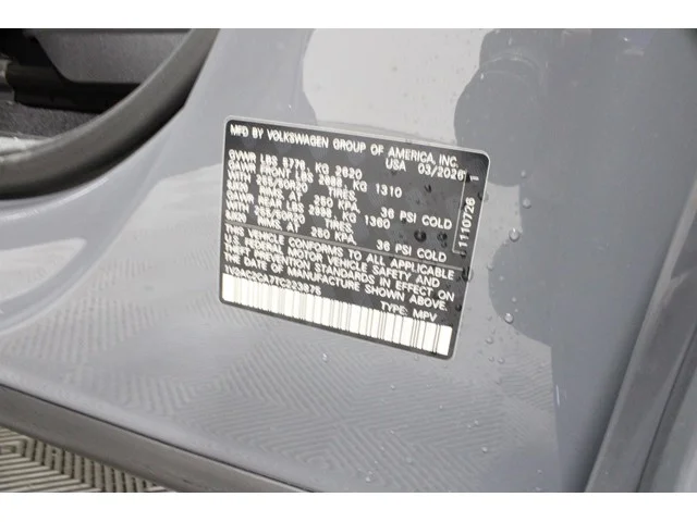 New 2026 Pure Gray Volkswagen 2.0T SEL R-Line Black image 35