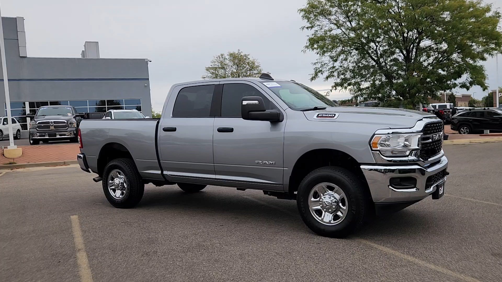 Used 2024 Billet Silver Metallic Clearcoat Ram Big Horn image 8