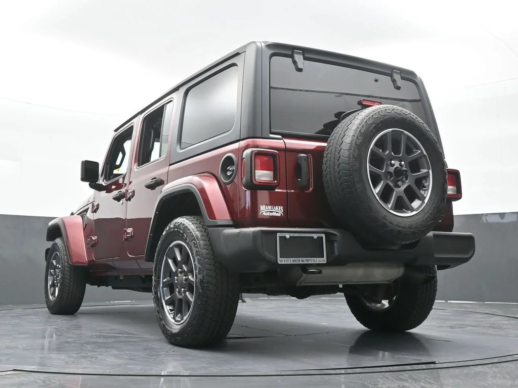 Used 2021 Snazzberry Pearlcoat Jeep Unlimited Sport S image 57