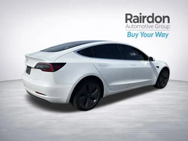 Used 2020 Pearl White Multi-Coat Tesla Standard Range image 7