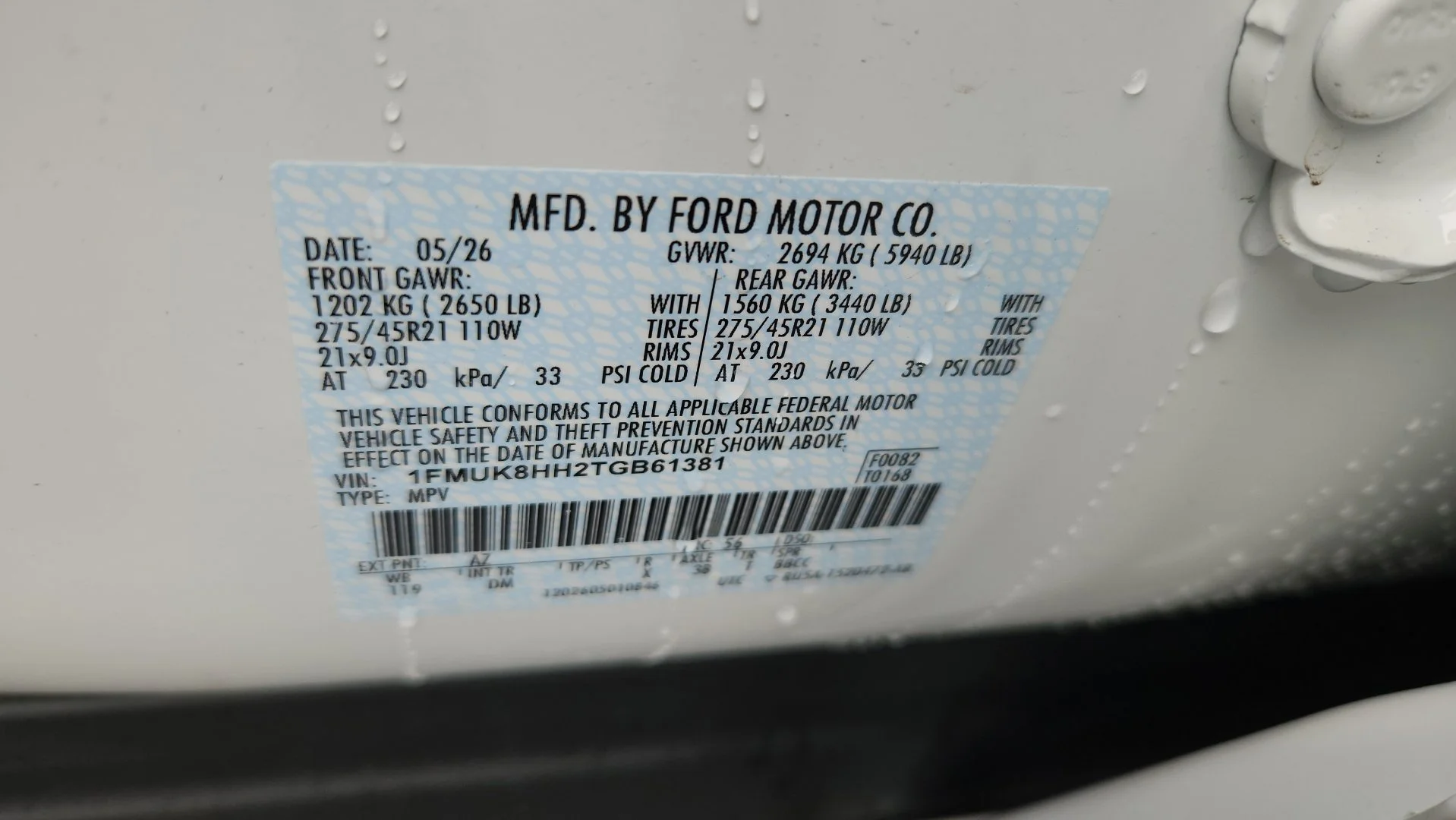 New 2026 Star White Metallic Tri-Coat Ford Platinum image 22