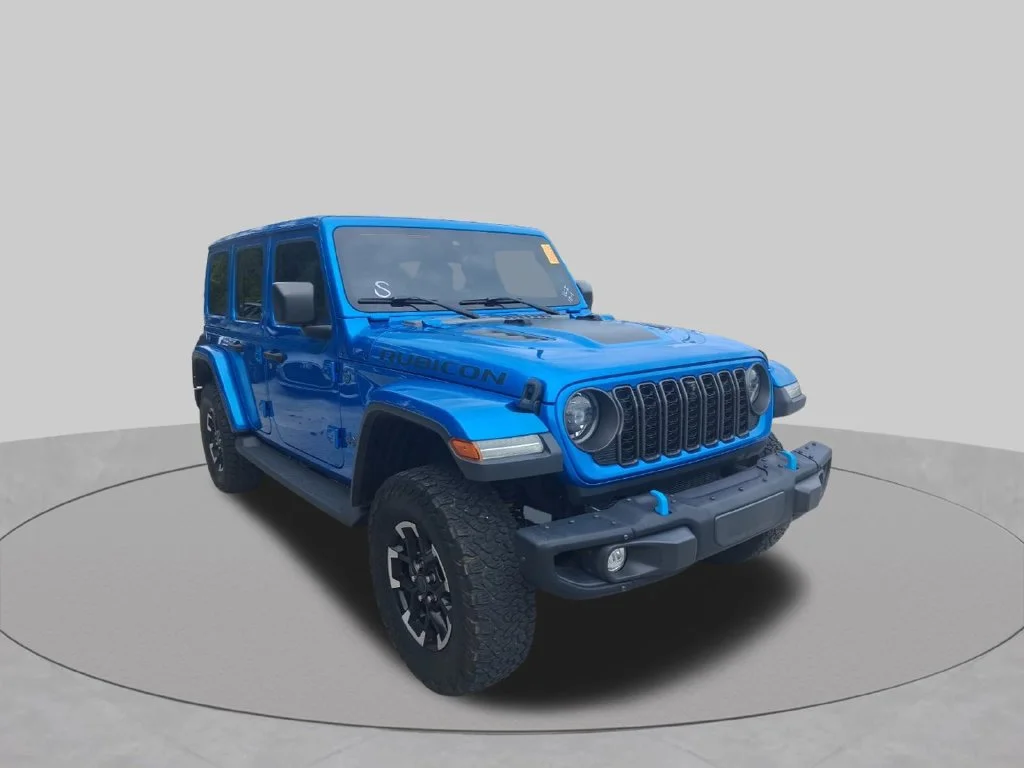 Used 2024 Blue Jeep Rubicon 4xe image 3