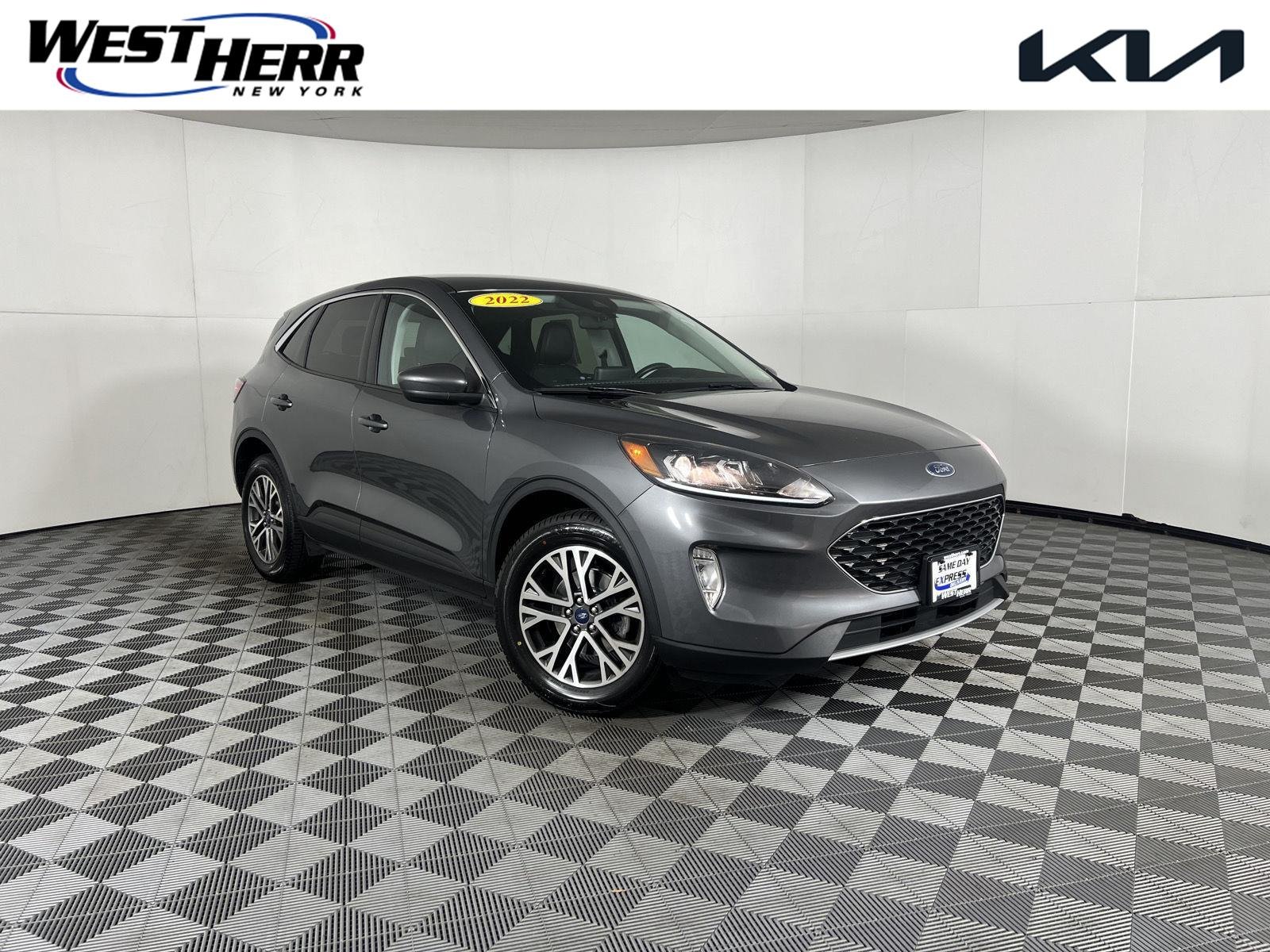 Used 2022 Carbonized Gray Ford SEL image 1