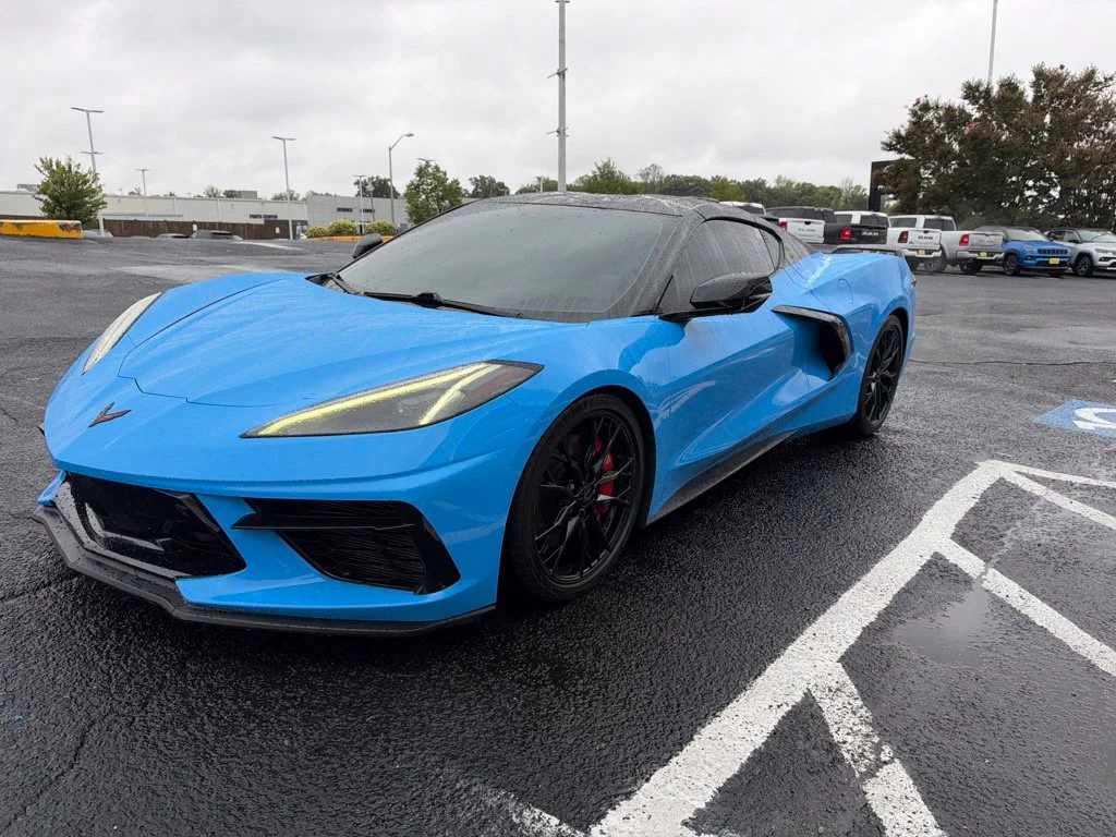 Used 2022 Blue Chevrolet Stingray image 3