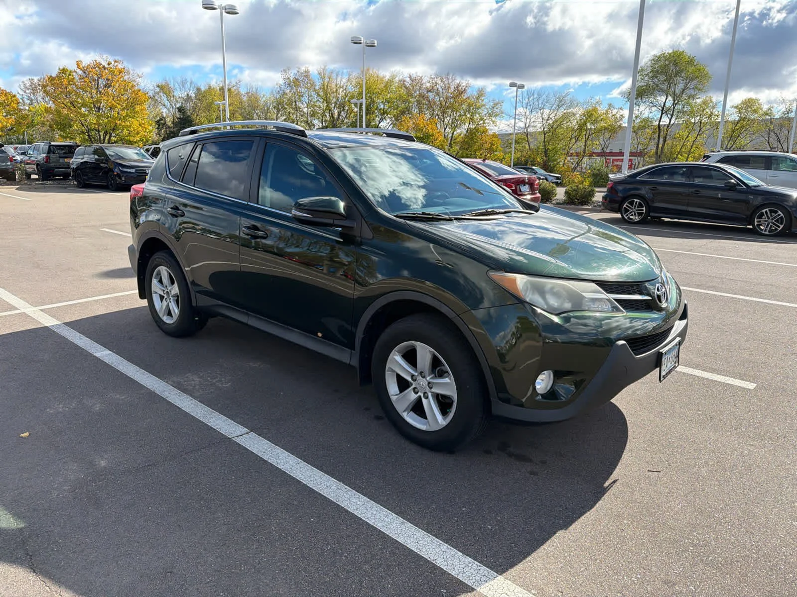 Used 2013 Spruce Mica Toyota XLE image 3
