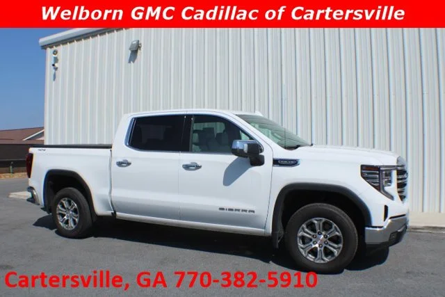 Used 2024 Summit White GMC SLT image 1