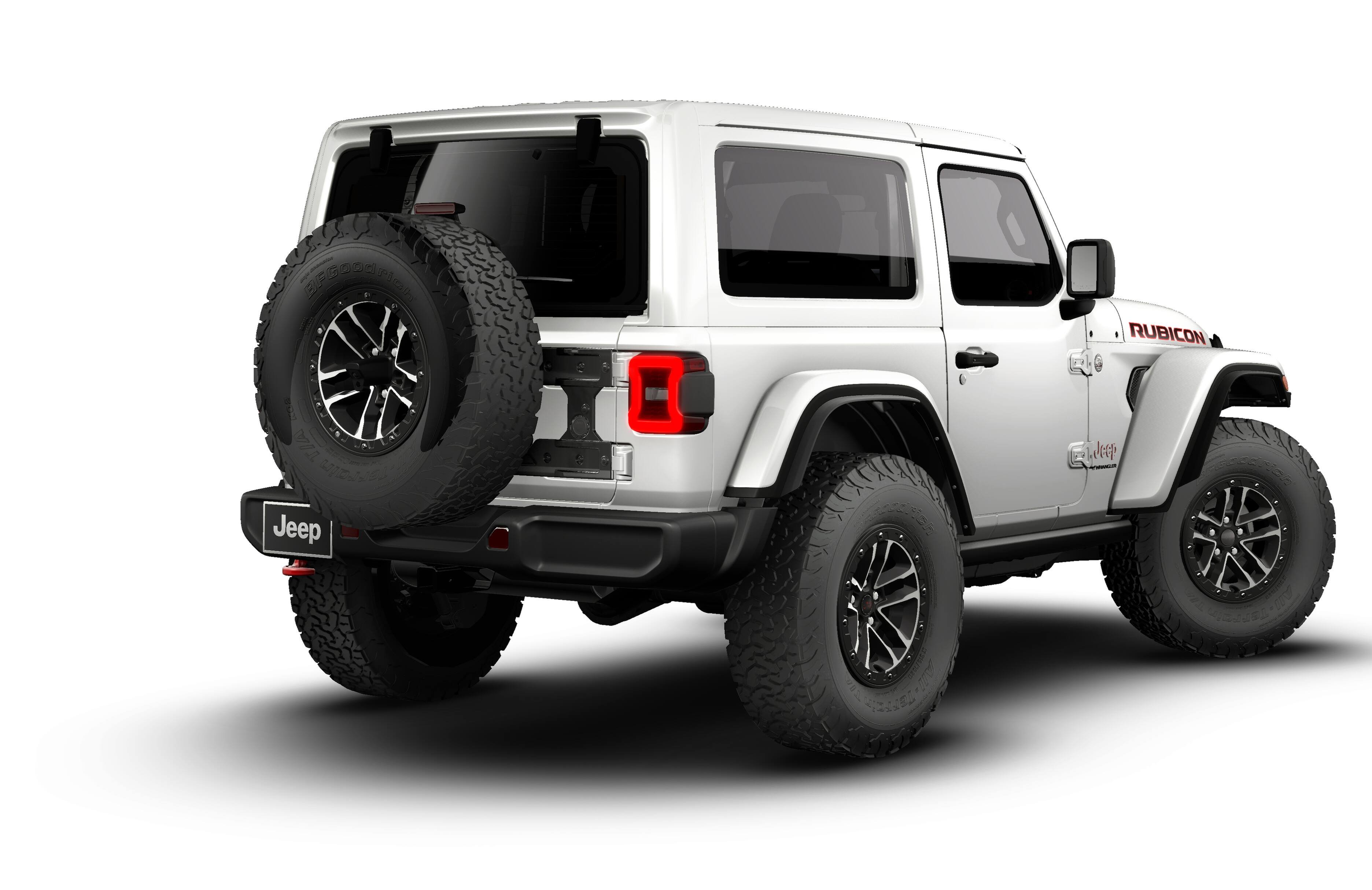 New 2026 Bright White Clear-Coat Exterior Paint Jeep Rubicon image 2