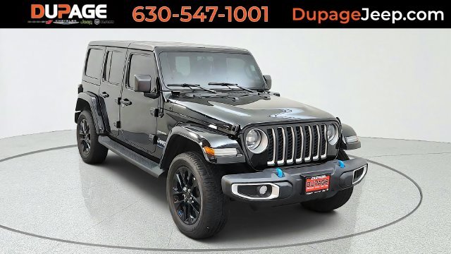 Used 2023 Black Jeep Sahara 4xe image 1