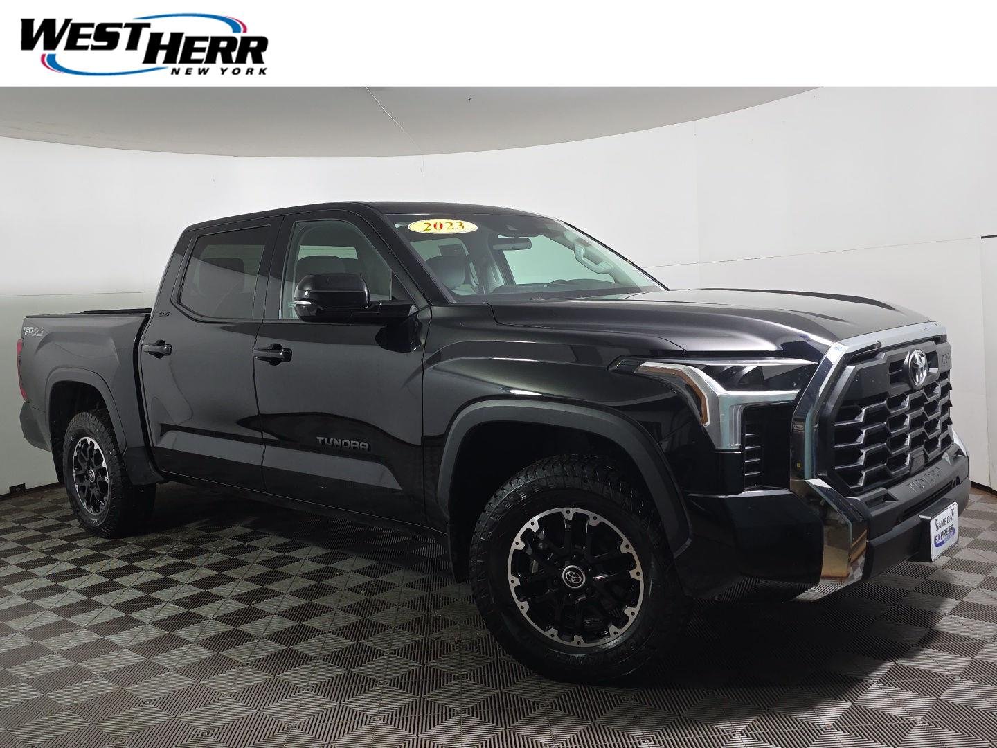 Used 2023 Midnight Black Metallic Toyota SR5 image 1