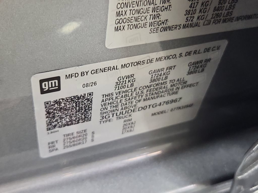 New 2026 Sterling Metallic GMC SLT image 11