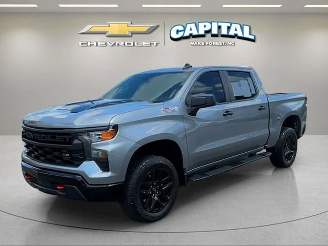 Used 2025 Sterling Gray Metallic Chevrolet Custom Trail Boss image 1