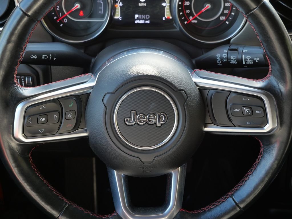 Used 2018 Orange Jeep Unlimited Rubicon image 19