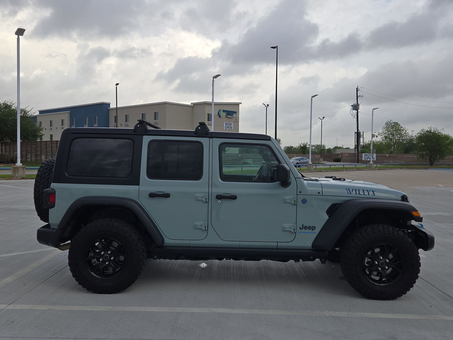 Certified 2024 Jeep Wrangler 4xe Willys 4XE with VIN 1C4RJXN63RW251714 for sale in Houston, TX