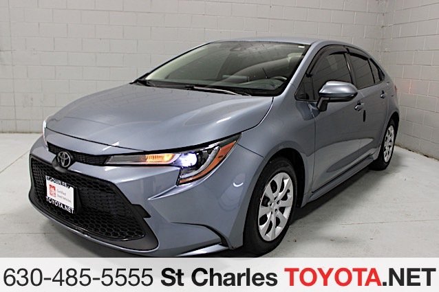 Certified Used 2020 Blue Toyota Le image 3