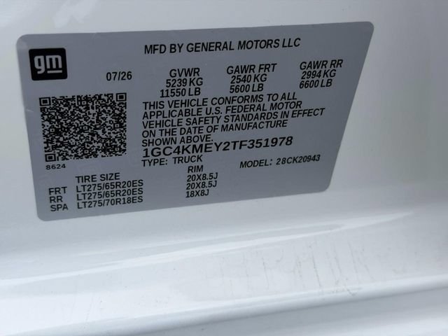 New 2026 Summit White Chevrolet Custom image 14