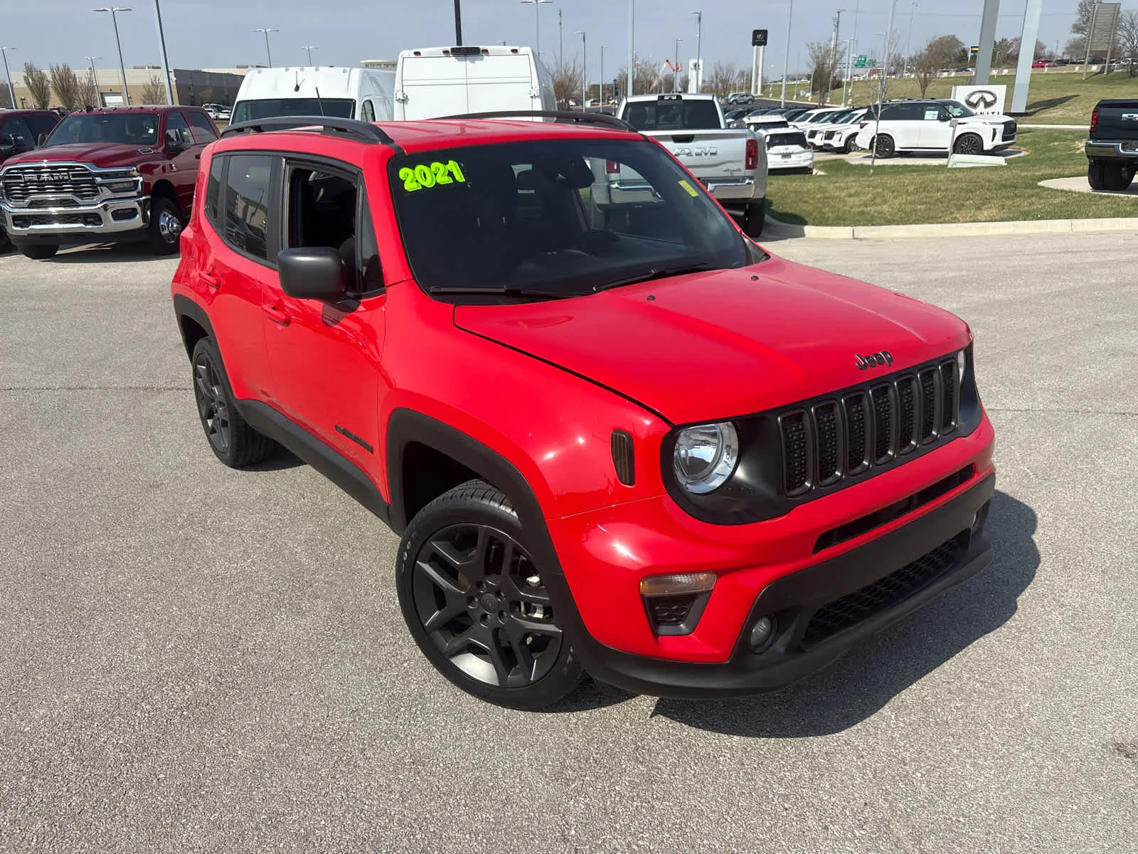 Used 2021 Jeep Renegade 80TH Edition with VIN ZACNJDBB7MPN33498 for sale in Kansas City