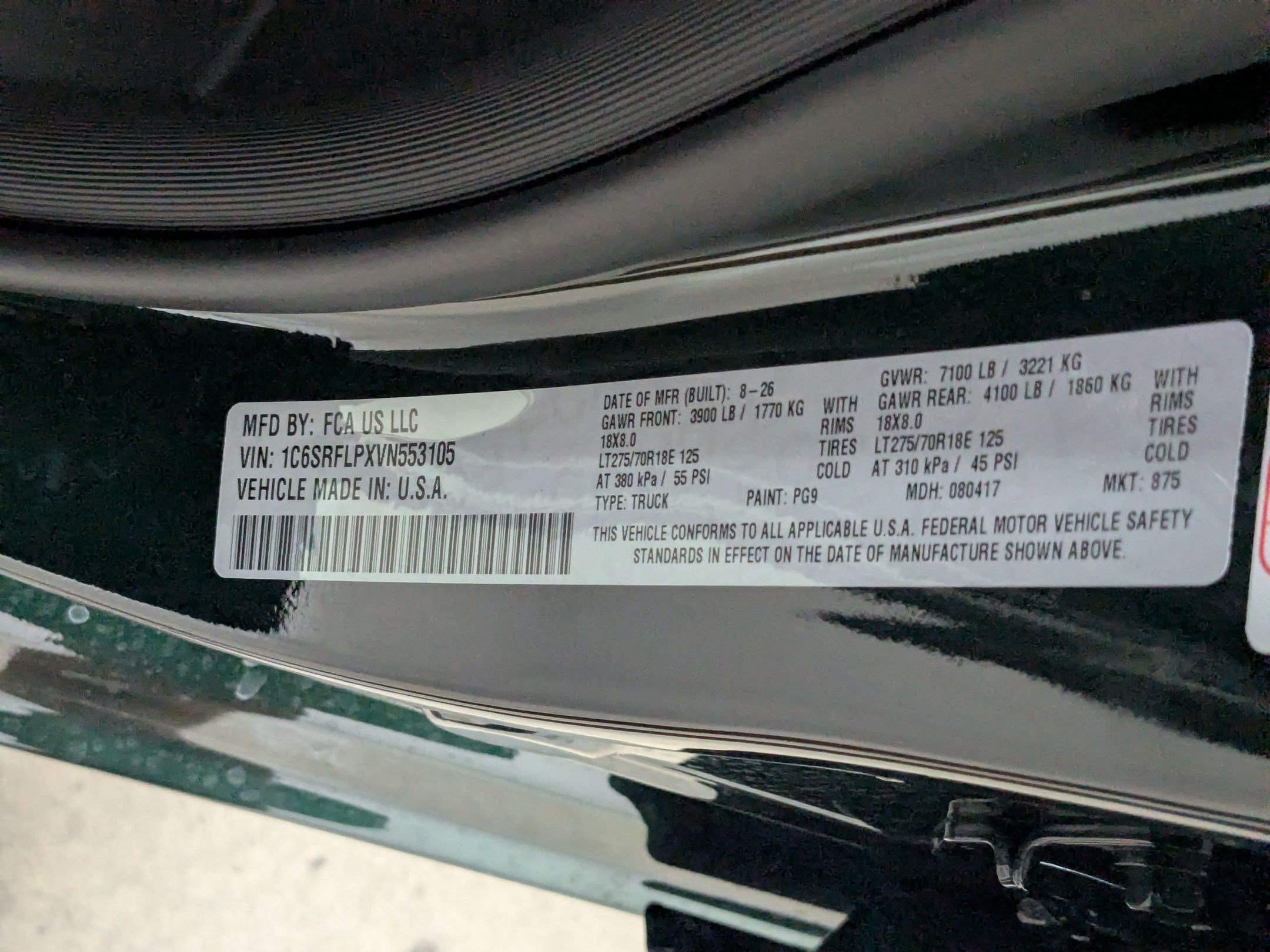 New 2027 Serrano Green Metallic RAM Rebel image 21