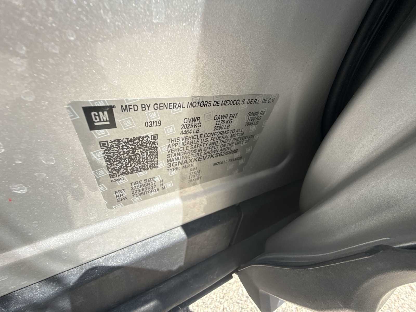 Certified Used 2019 SILVER ICE METALLIC Chevrolet LT image 32