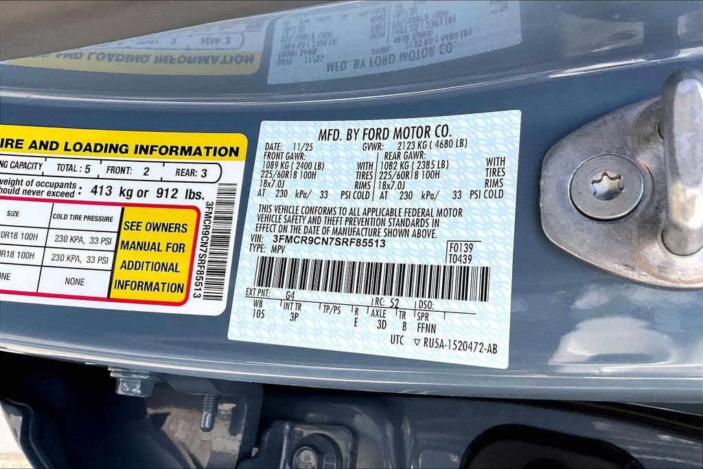 New 2025 Ford Bronco Sport Outer Banks 4D Sport Utility