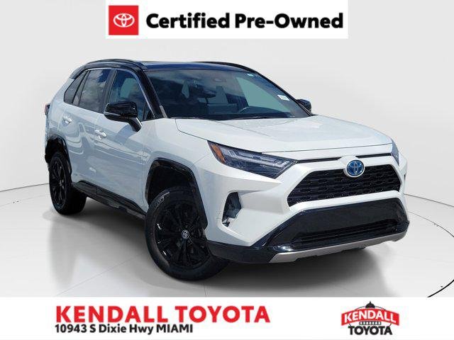 Certified Used 2023 Toyota RAV4 HYBRID XSE AWD SUV in Miami
