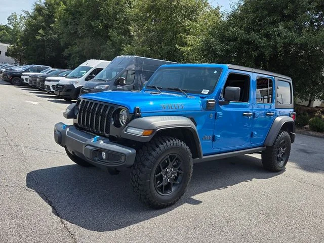 Used 2023 Blue Jeep Willys 4xe image 3