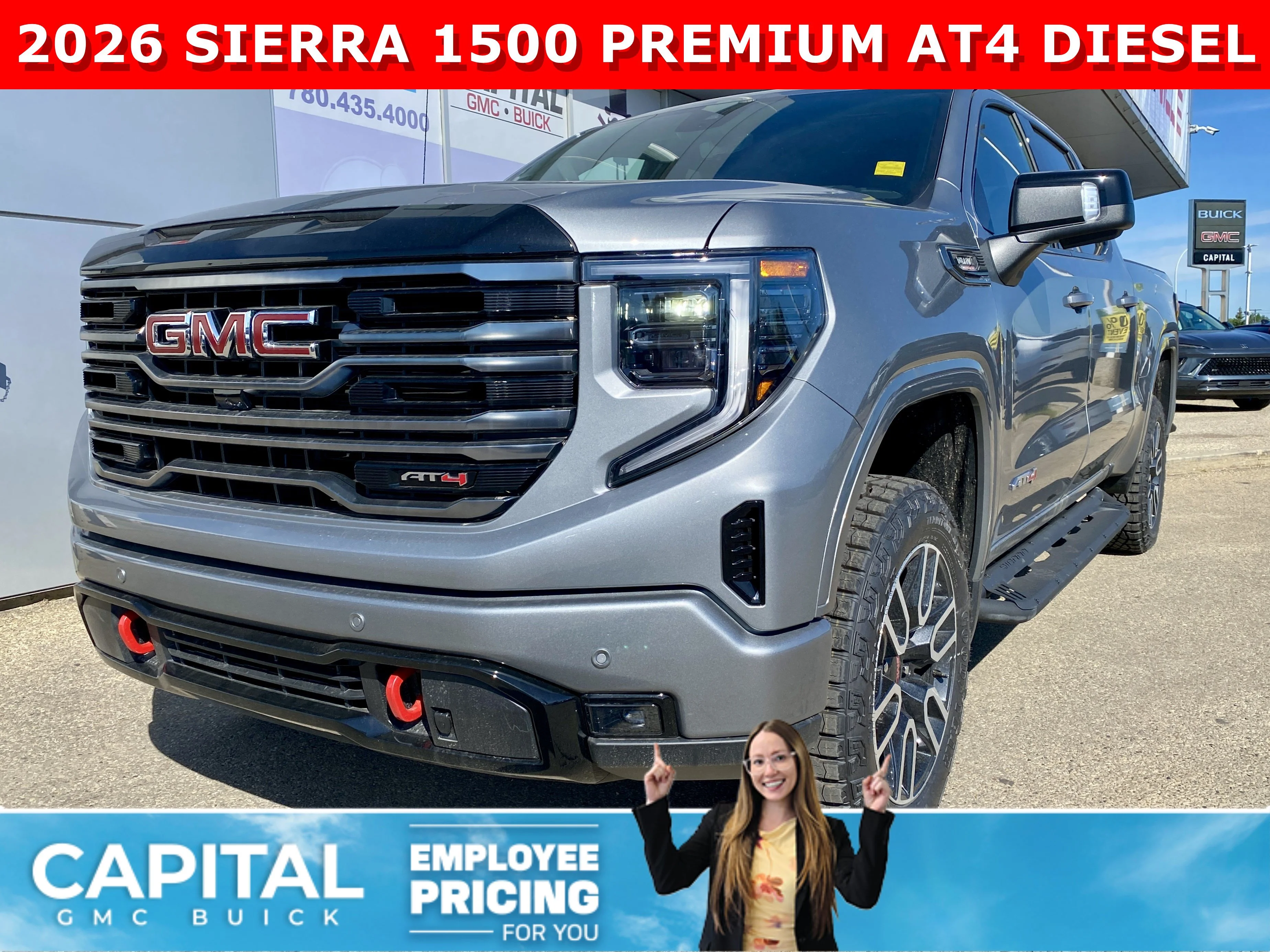 New 2026 STERLING METALLIC GMC AT4 image 1