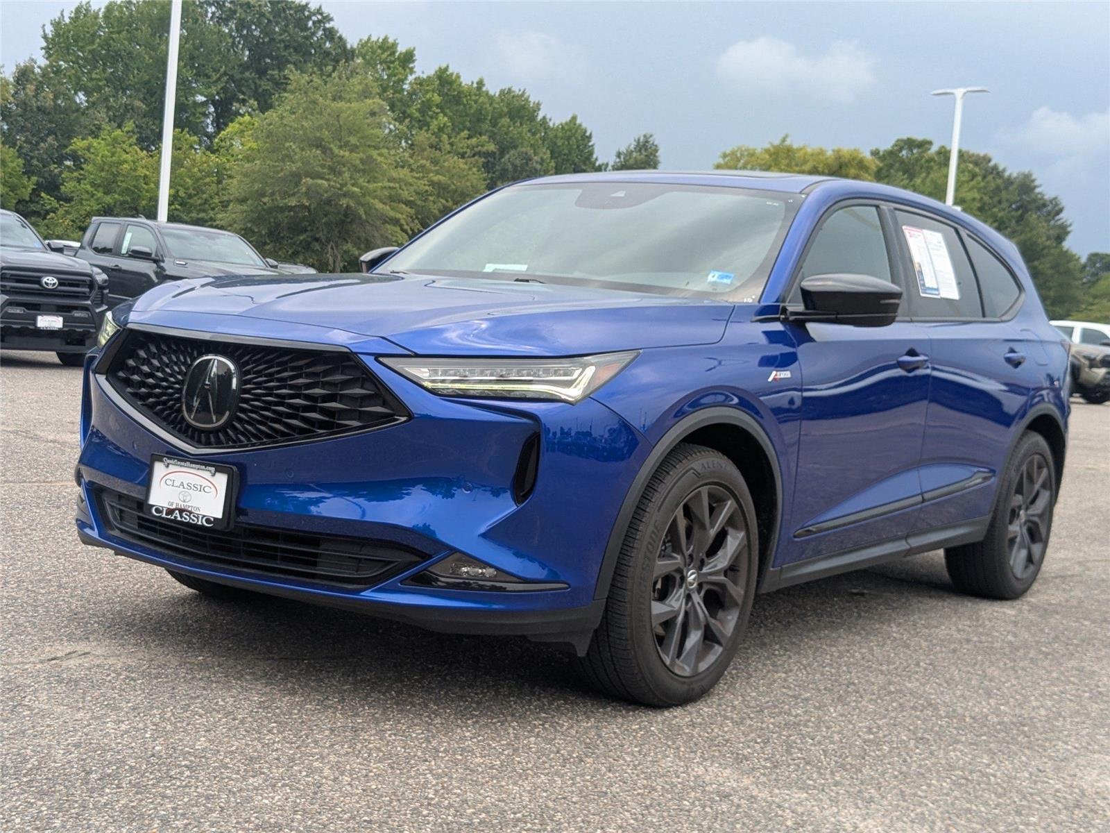Used 2023 Apex Blue Pearl Acura w/A-Spec Package image 7