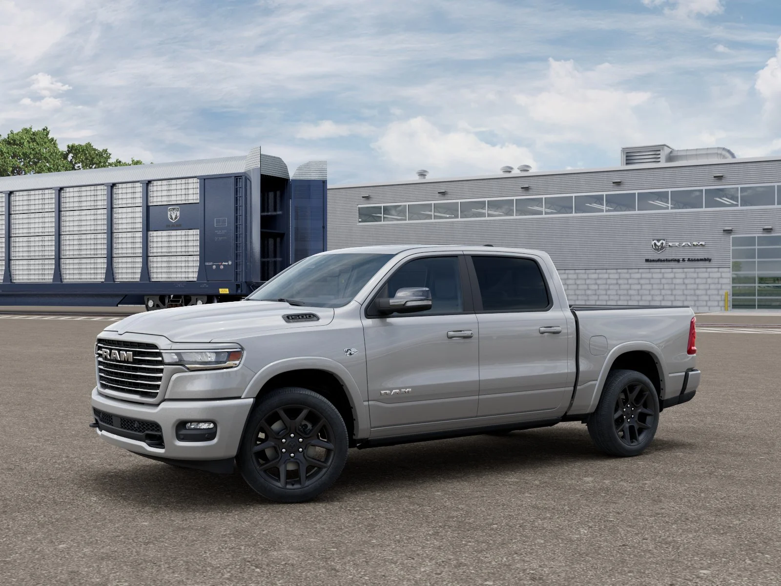 New 2027 Silver Zynith Exterior Paint RAM Laramie image 2