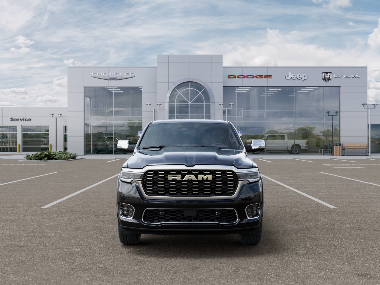 New 2026 Diamond Black Crystal Pearl-Coat Exterior Paint RAM Tungsten image 21