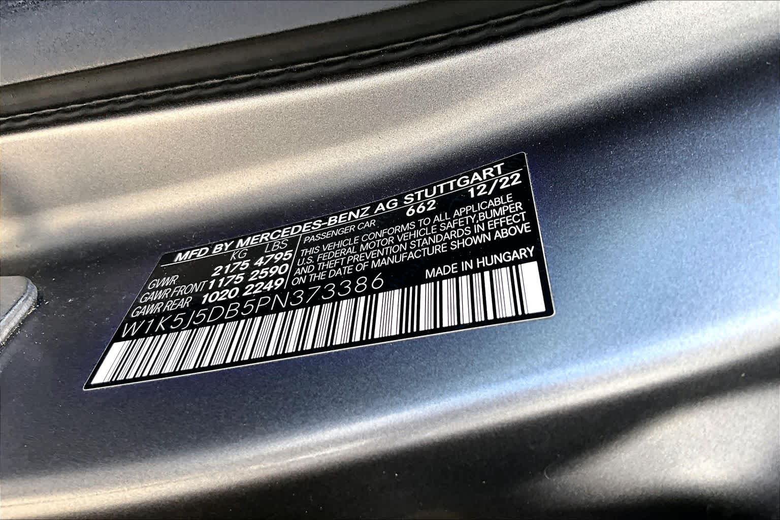 Used 2023 MANUFAKTUR Mountain Grey Magno Mercedes-Benz AMG® CLA 45 image 35