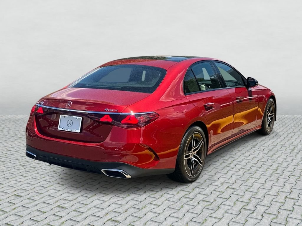Certified Used 2024 MANUFAKTUR Cardinal Red Metallic Mercedes-Benz E 350 image 5