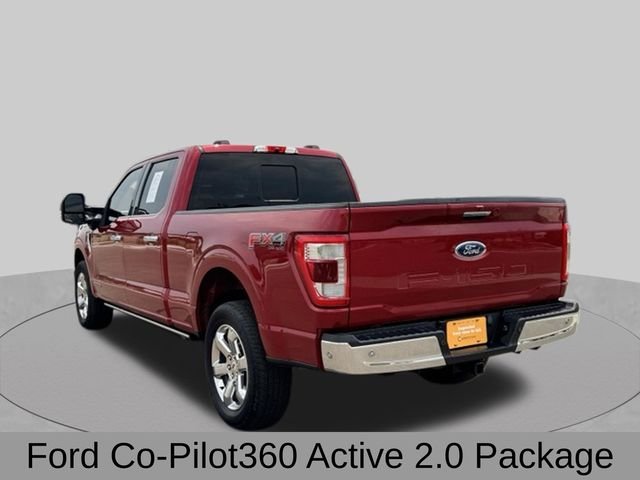Certified Used 2021 Red Ford Lariat image 5
