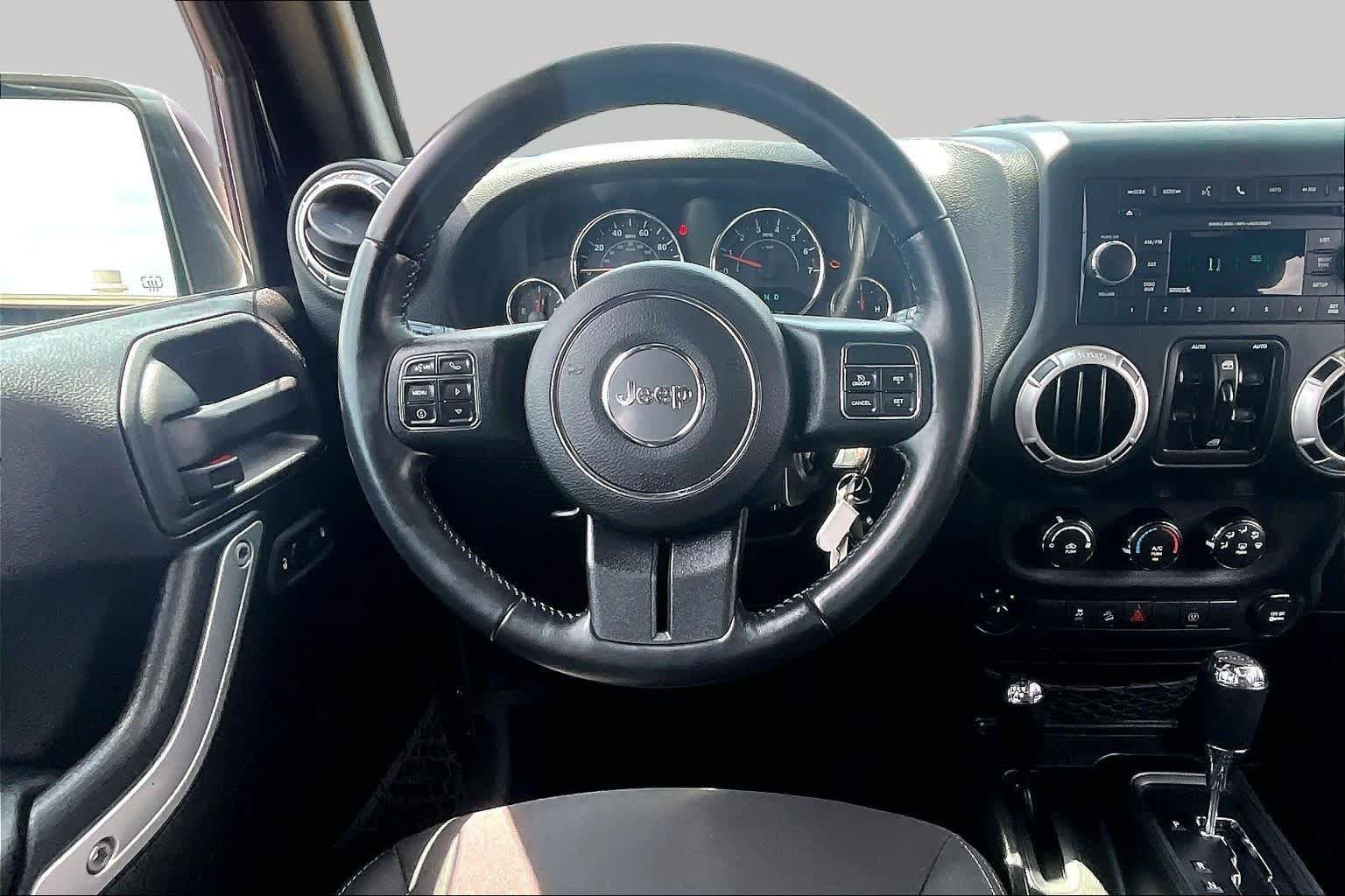 Used 2017 Black Clearcoat Jeep Sahara image 6