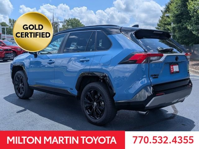 Certified Used 2022 Blue Toyota XSE image 4