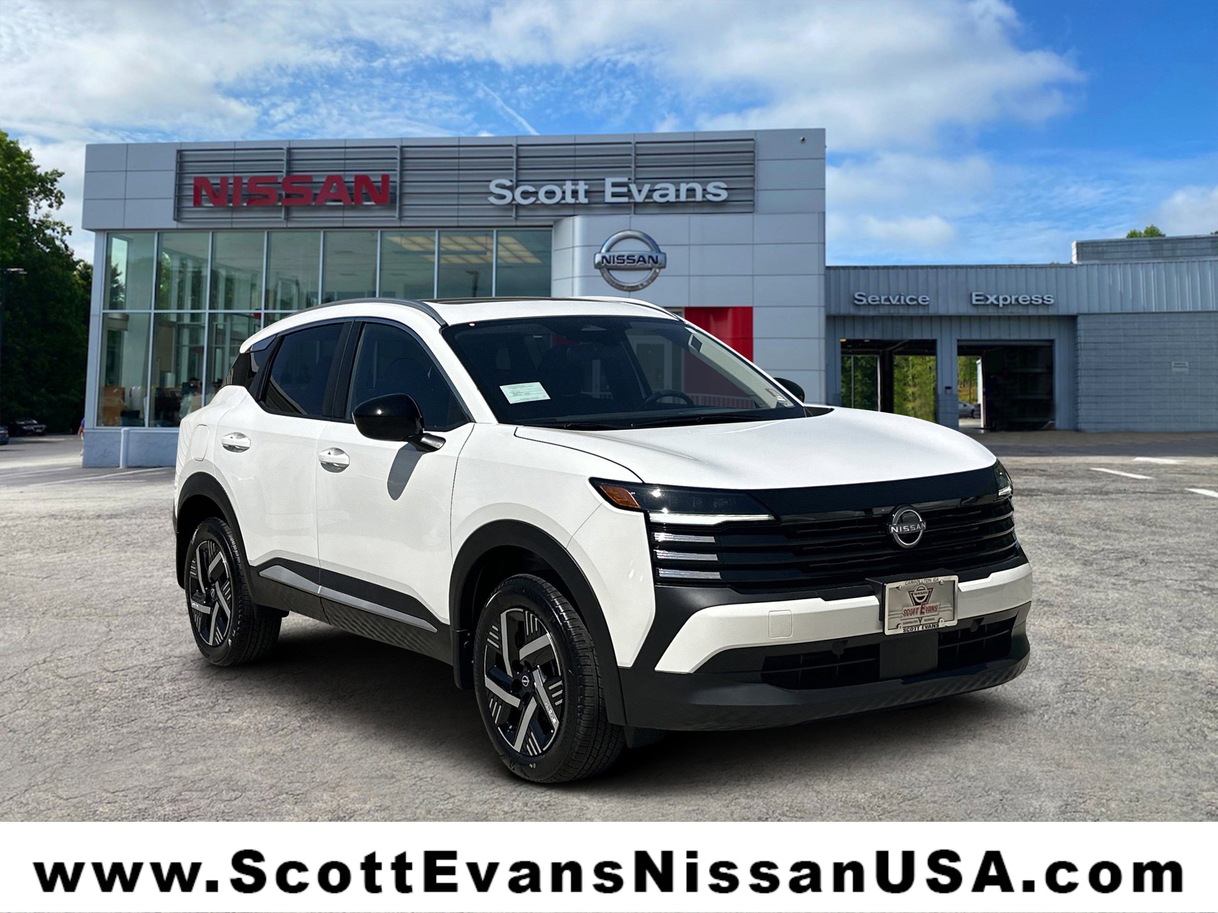 New 2026 Aspen White Tricoat Nissan SV image 1
