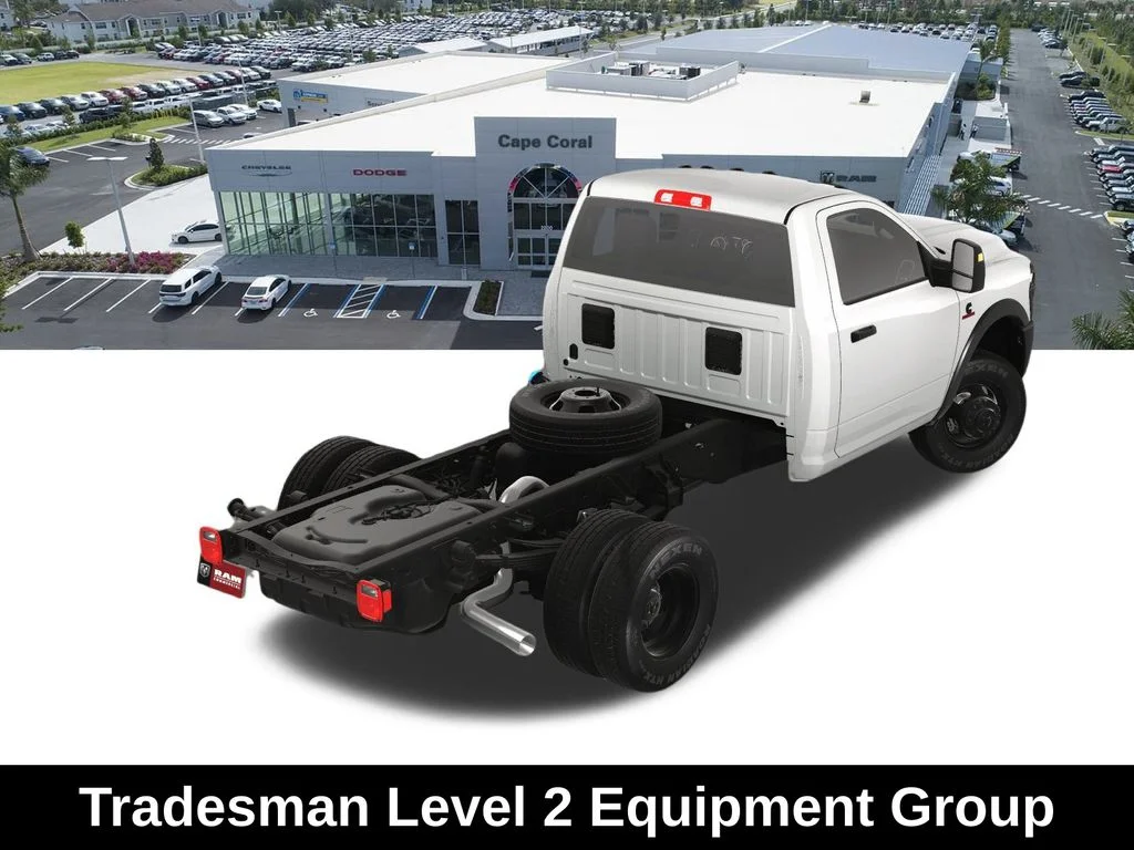 New 2025 Bright White Clearcoat RAM Tradesman image 5