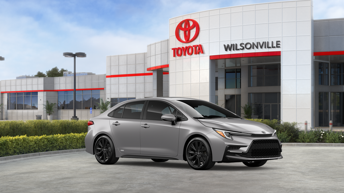 New 2026 Classic Silver Metallic Toyota Hybrid SE image 14