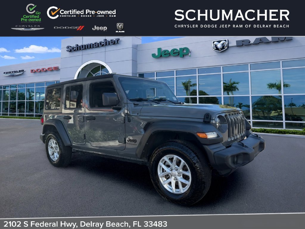 Used 2023 Gray Jeep Sport S image 1