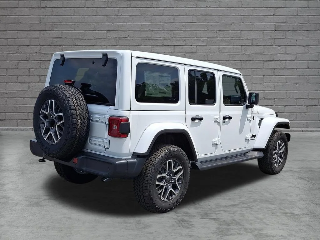 New 2026 Bright White Clearcoat Jeep Sahara image 8
