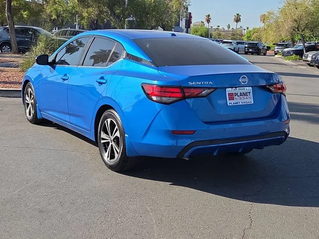Used 2020 Electric Blue Metallic Nissan SV image 8