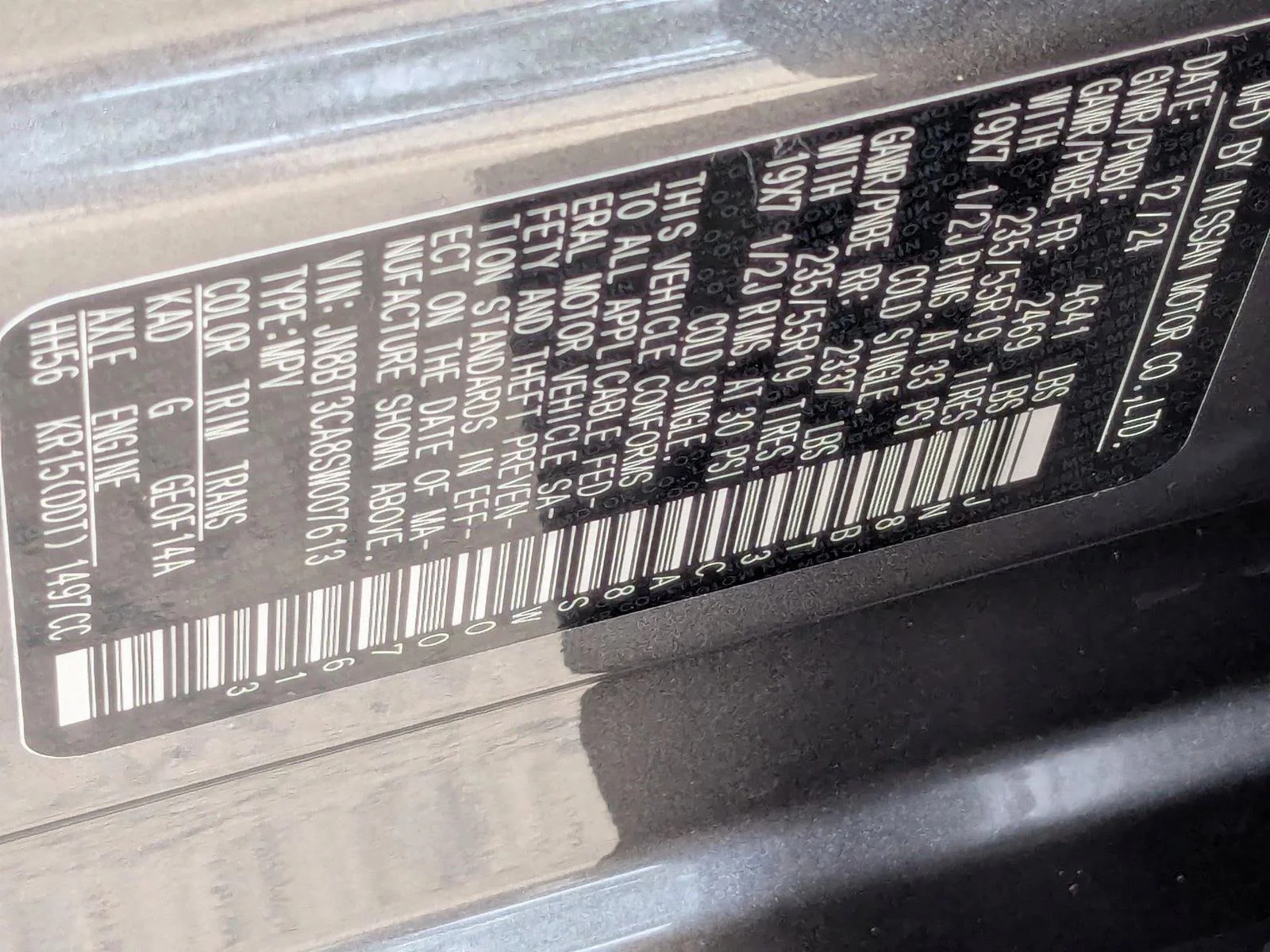 Used 2025 Gun Metallic Nissan SL image 26