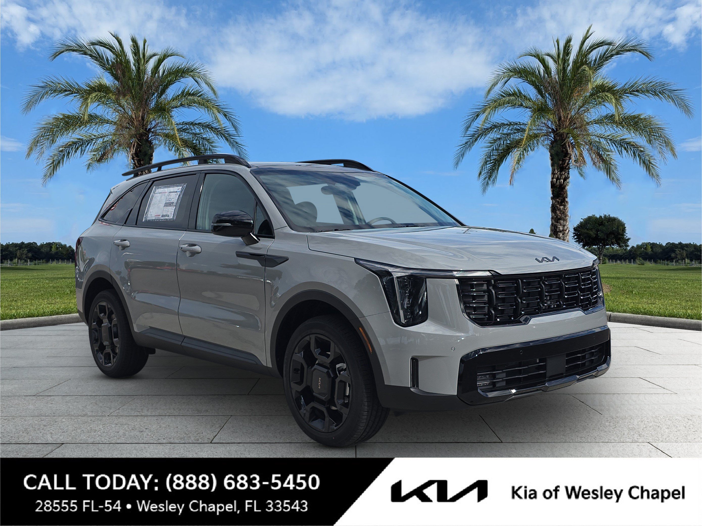 New 2026 Wolf Gray Kia X-Line EX AWD image 1