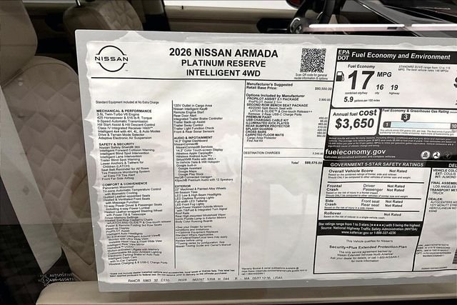 New 2026 Coulis Red Pearl Nissan Platinum Reserve image 43