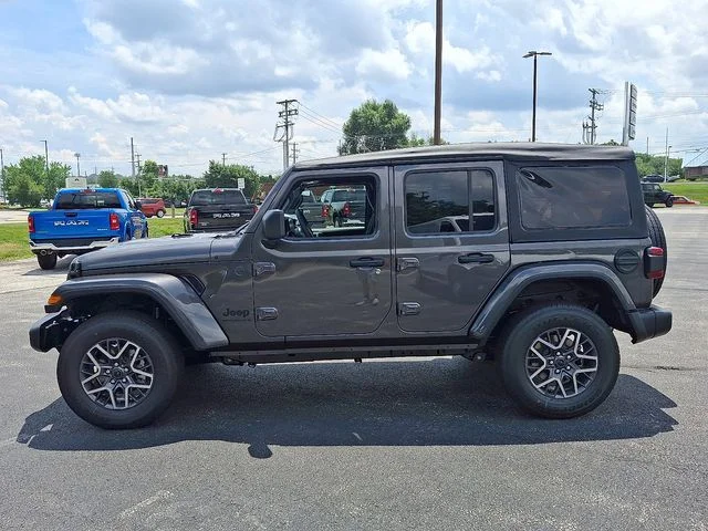 New 2025 Gray Jeep Sahara image 4