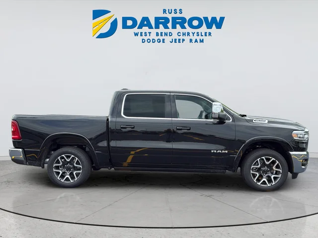 New 2026 Diamond Black Crystal Pearl-Coat Exterior Paint RAM Laramie image 6