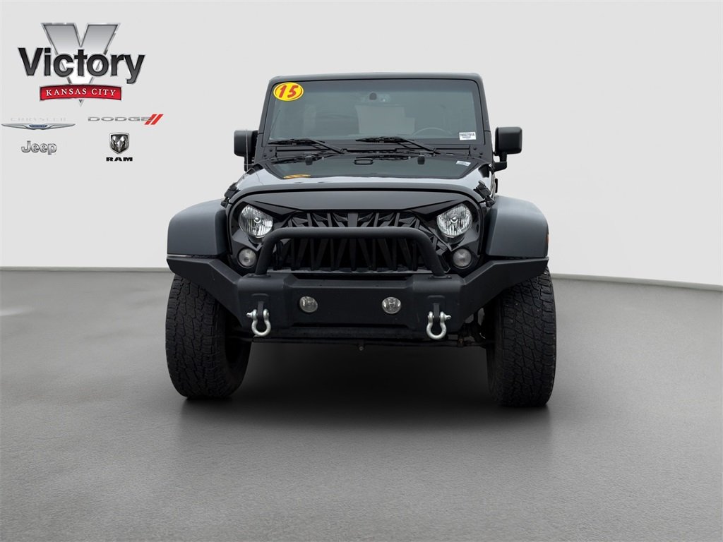 Used 2015 Jeep Wrangler Unlimited Sport with VIN 1C4BJWDG4FL608949 for sale in Kansas City