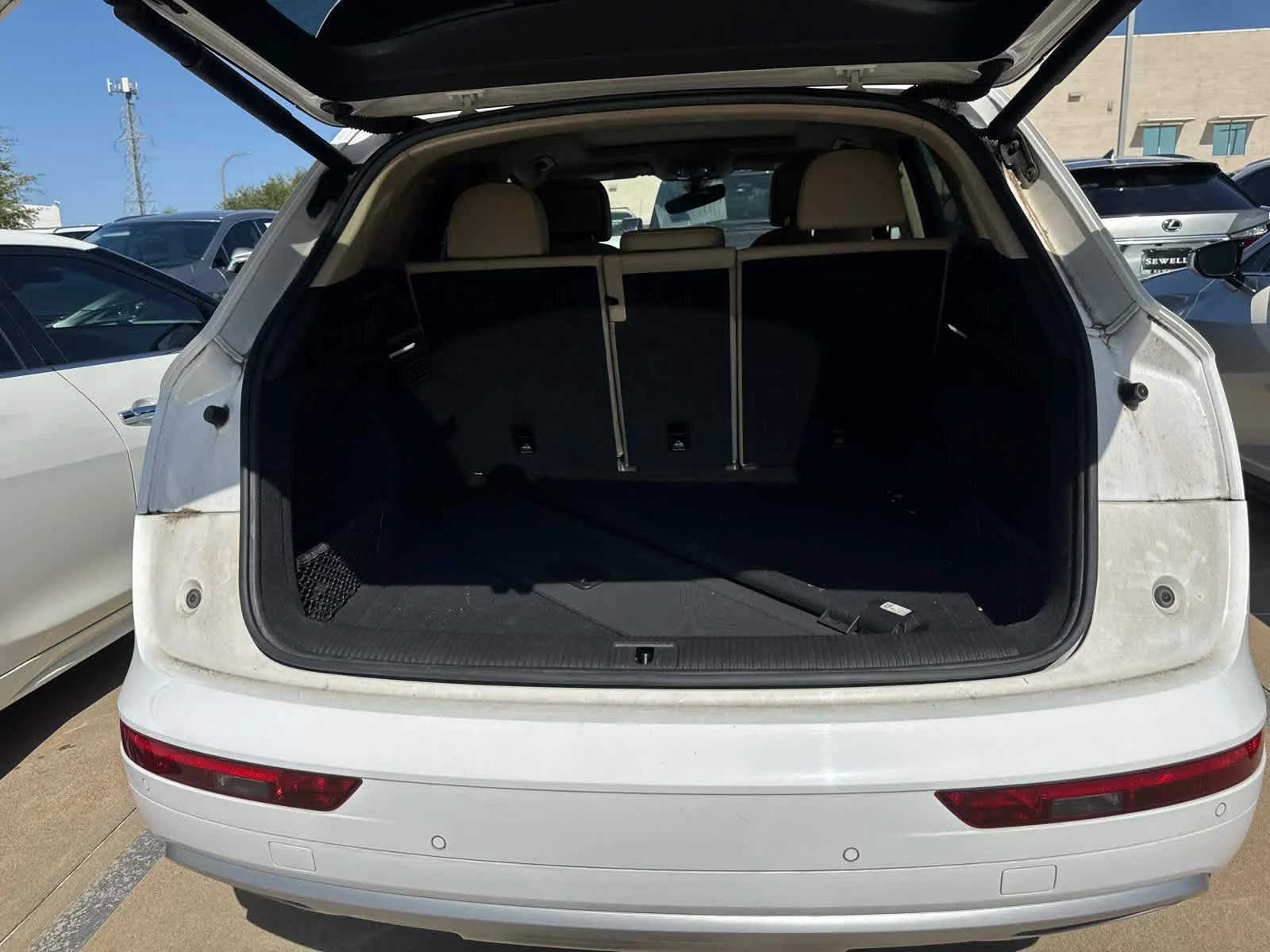Used 2018 WHITE Audi Premium Plus image 7