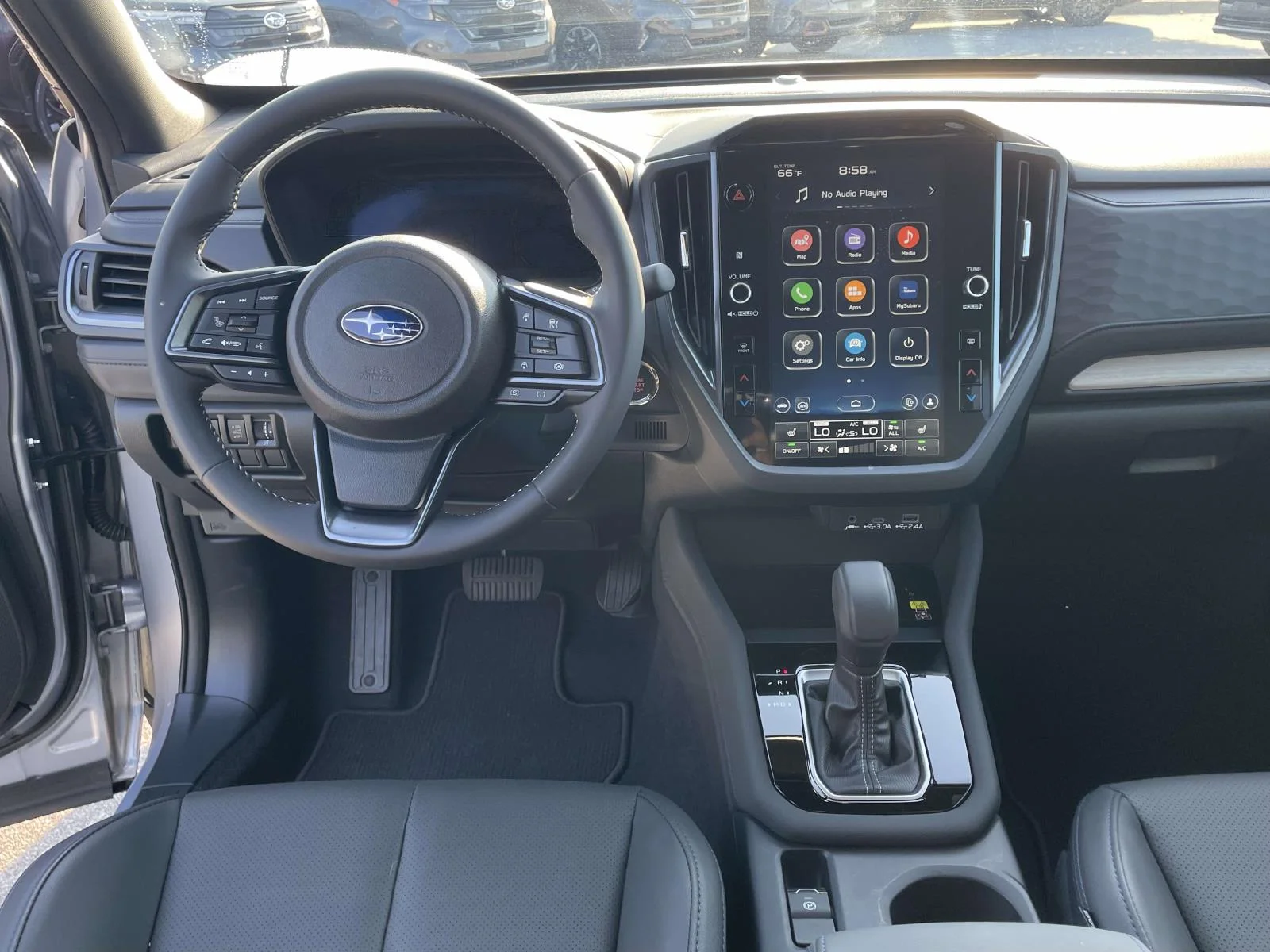 Used 2025 Ice Silver Metallic Subaru Limited Hybrid image 4