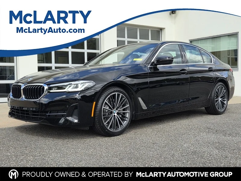 Used 2023 Jet Black BMW 530I SEDAN image 1