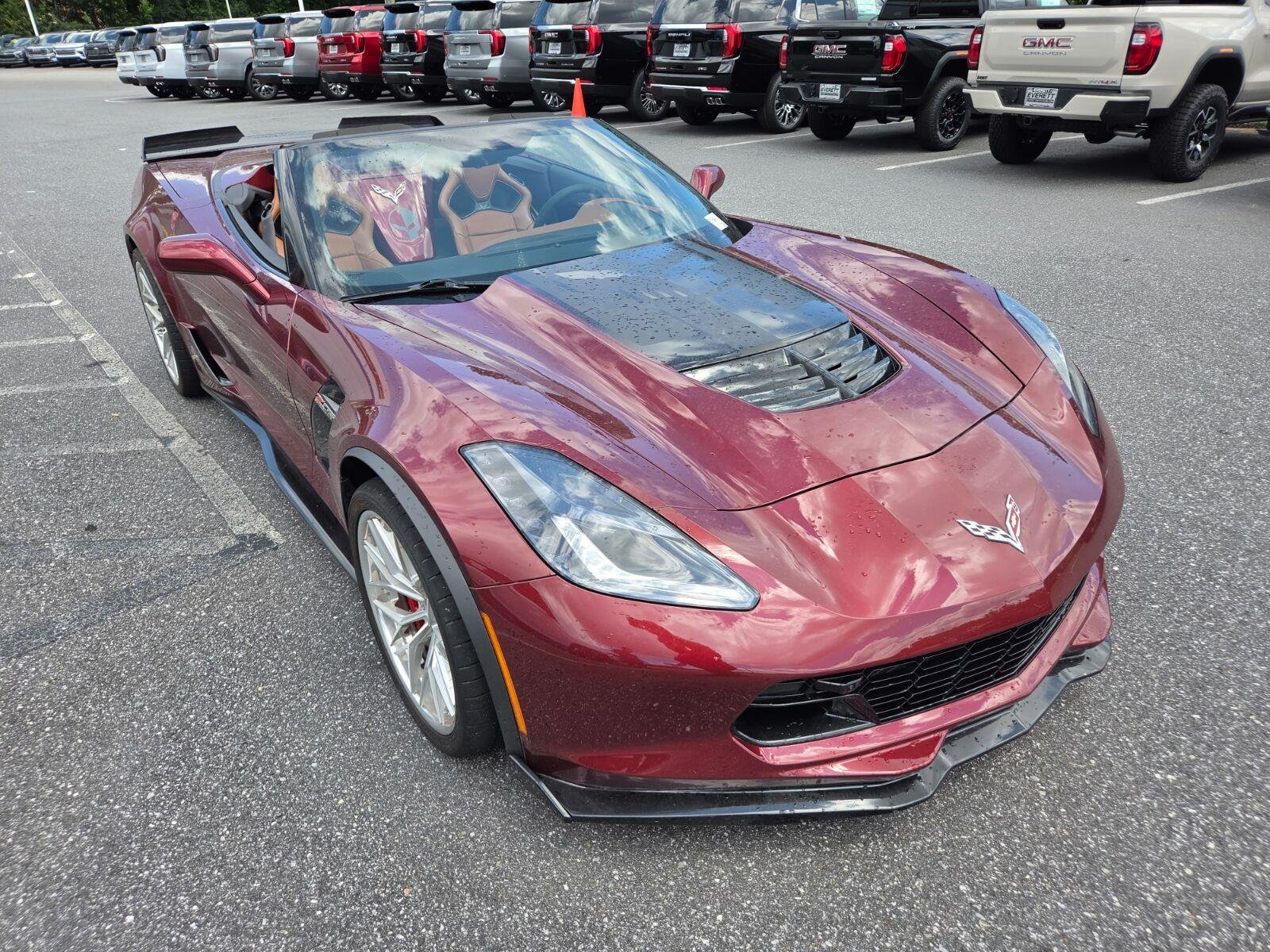 Used 2019 LONG BEACH RED METALLIC TINTCOAT Chevrolet Z06 2LZ image 3